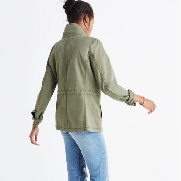 Madewell Fleet Cargo Jacket- Desert Olive - Picture 2 of 6
